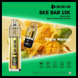Ske Bar 15k Prefilled Pod Vape Kit - Pack of 5 Triple Mango *New*