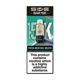 Ske Bar 15k Replacement Pods Pack of 5 Fresh Menthol Mojito