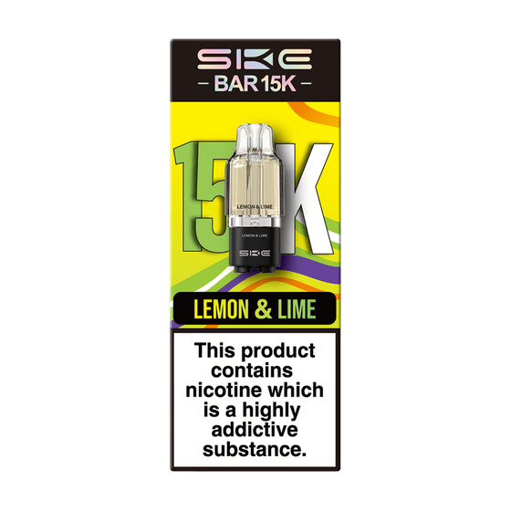 Ske Bar 15k Replacement Pods Pack of 5 Lemon & Lime