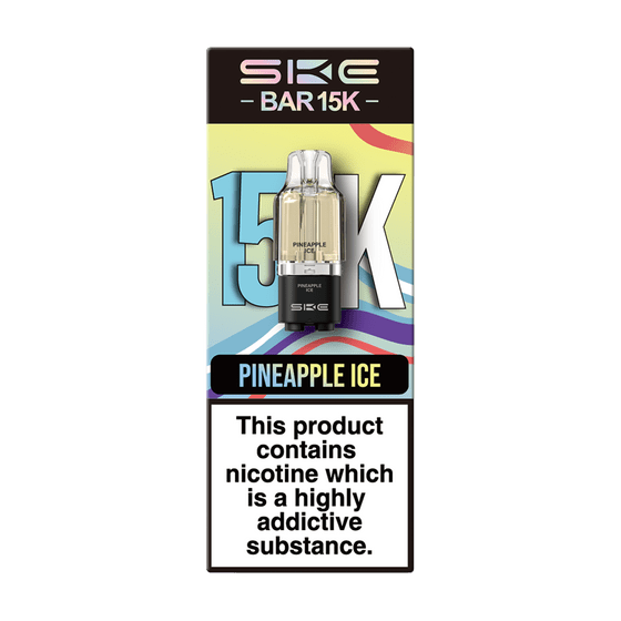 Ske Bar 15k Replacement Pods Pack of 5 Pineapple Ice