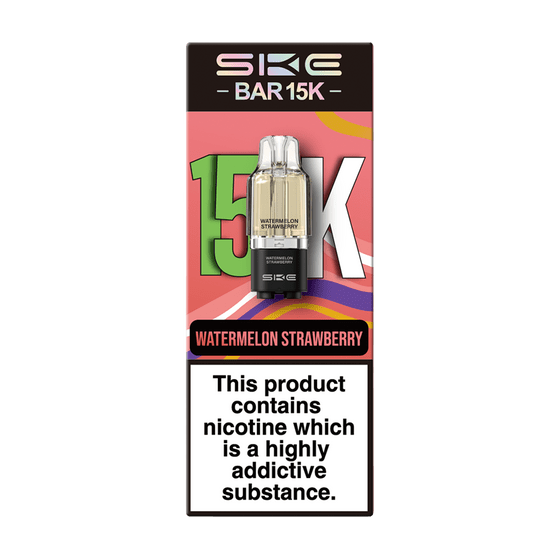 Ske Bar 15k Replacement Pods Pack of 5 Watermelon Strawberry