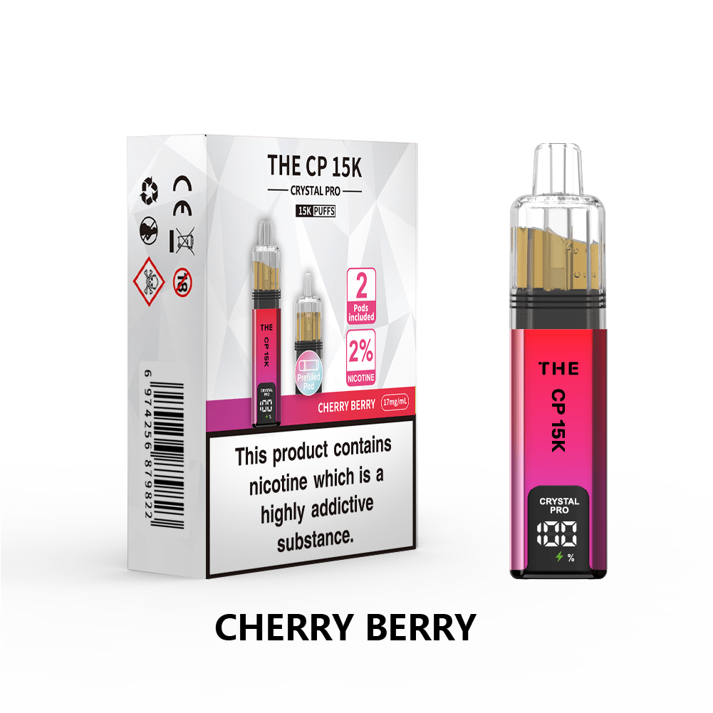 The Crystal Pro CP 15k Prefilled Vape Kit Box of 5 - option1