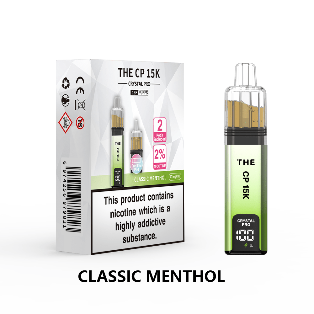 The Crystal Pro CP 15k Prefilled Vape Kit Box of 5 - option1