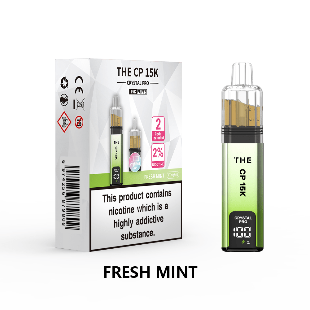 The Crystal Pro CP 15k Prefilled Vape Kit Box of 5 - option1