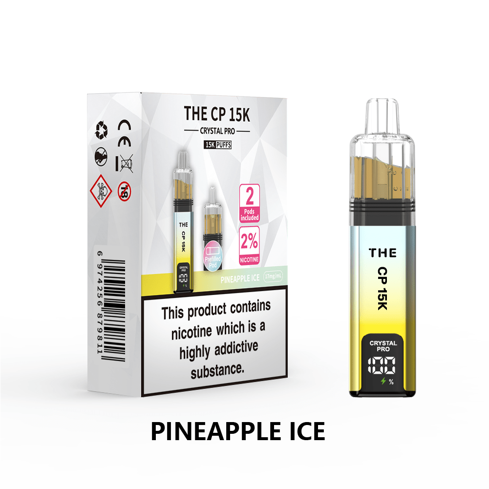 The Crystal Pro CP 15k Prefilled Vape Kit Box of 5 - option1