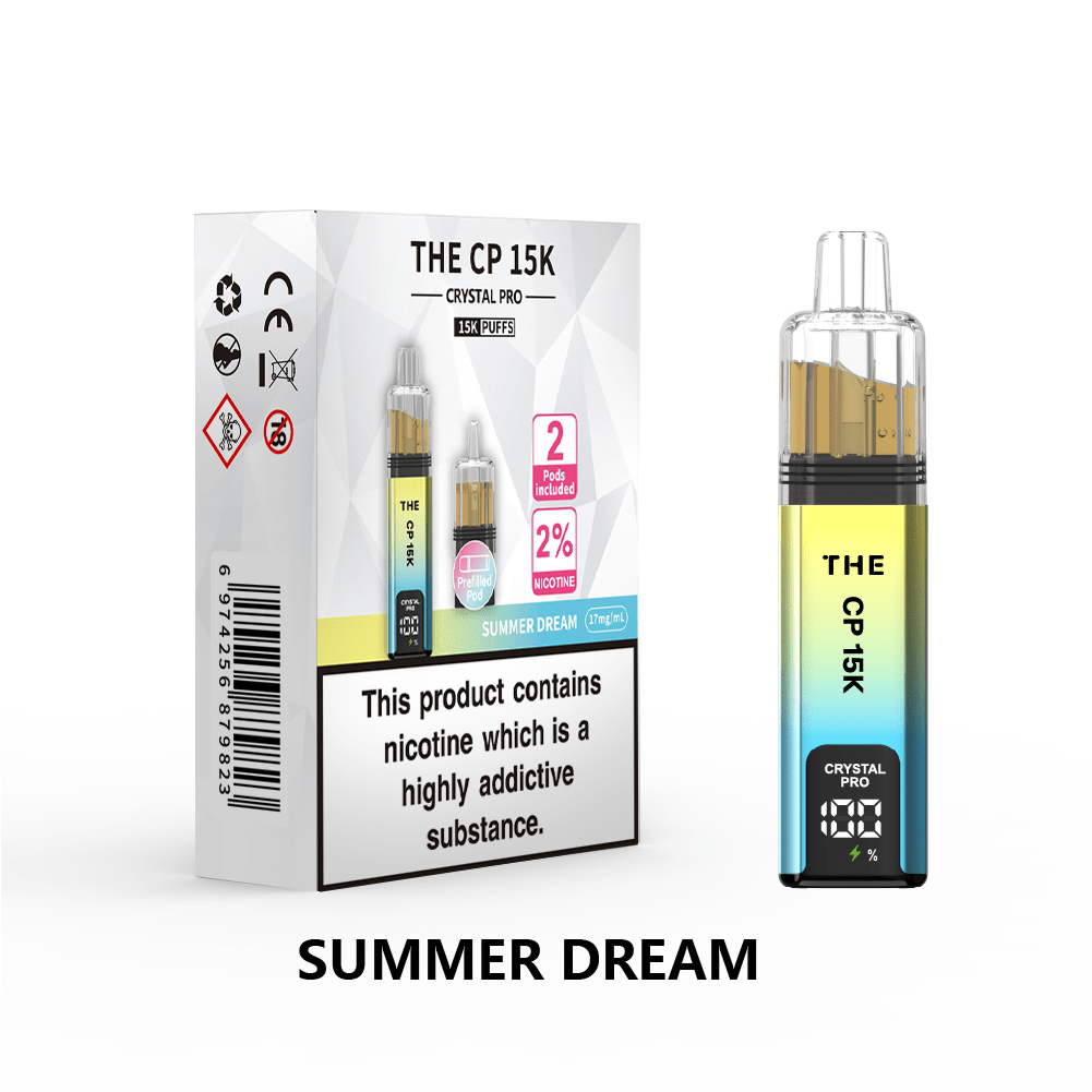 The Crystal Pro CP 15k Prefilled Vape Kit Box of 5 - option1