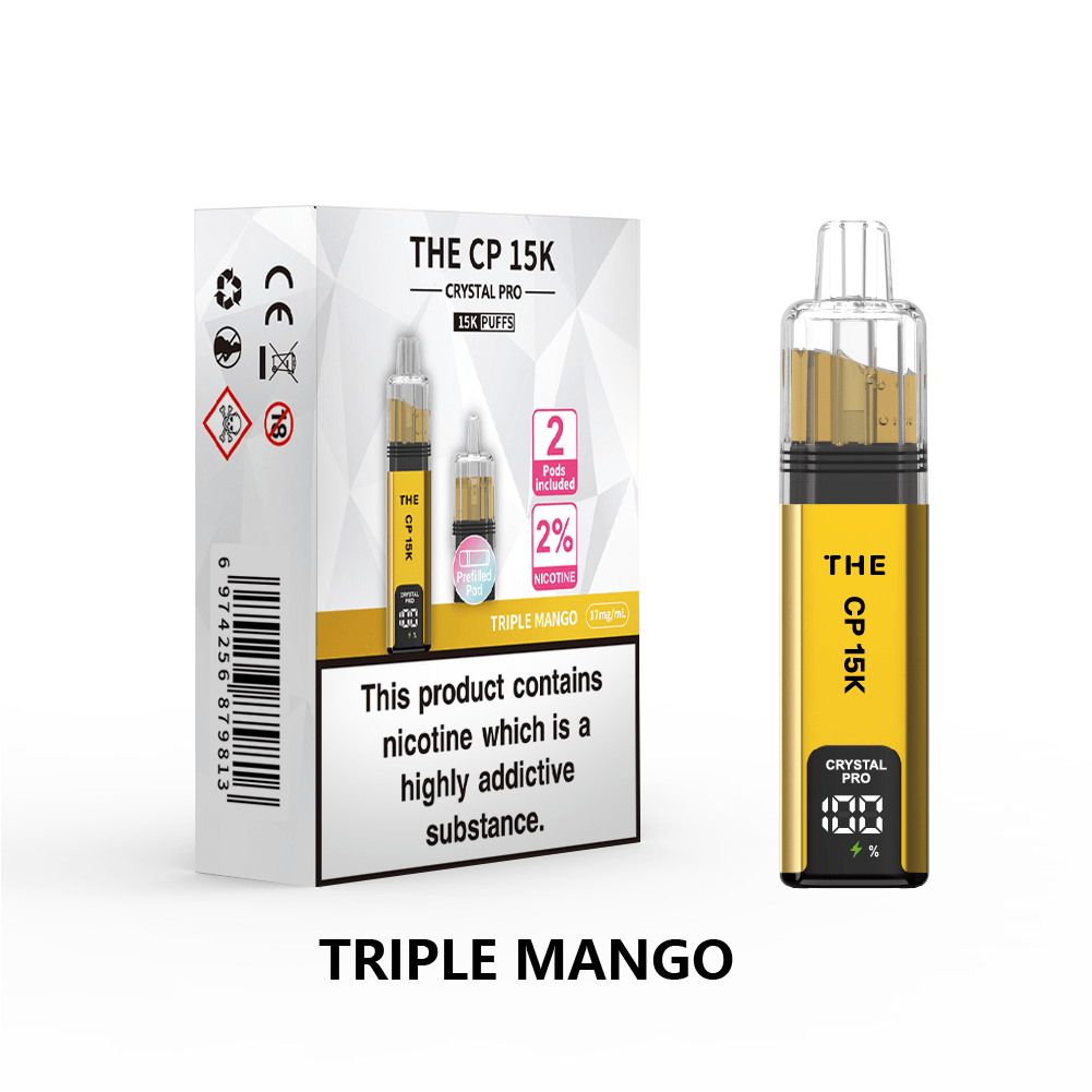 The Crystal Pro CP 15k Prefilled Vape Kit Box of 5 - option1