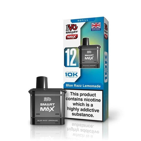IVG Smart Max 10k Replacement Pods Pack of 5 - IVG Smart Max 10k Replacement Pods Pack of 5 - Direct Vape Wholesale