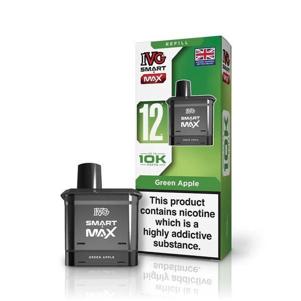 IVG Smart Max 10k Replacement Pods Pack of 5 - IVG Smart Max 10k Replacement Pods Pack of 5 - Direct Vape Wholesale
