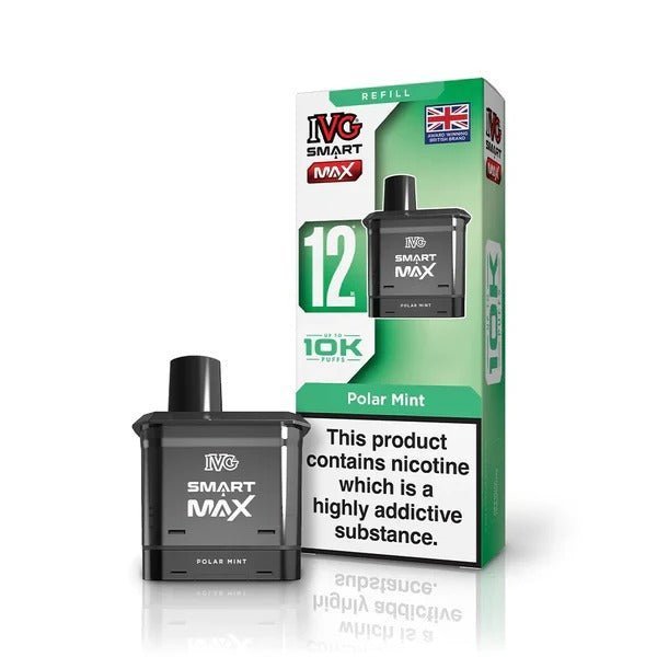 IVG Smart Max 10k Replacement Pods Pack of 5 - IVG Smart Max 10k Replacement Pods Pack of 5 - Direct Vape Wholesale