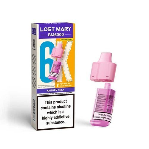 Lost Mary BM6000 Prefilled Pods Pack of 5 - Buy Lost Mary BM6000 Prefilled Pods Pack of 5 - Bulk Vape Wholesale - Direct Vape Wholesale