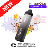 Firerose 7000 Puff Kits BOX OF 5 (CLEARANCE) - £19.99