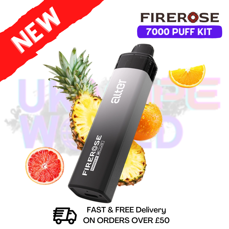 Firerose 7000 Puff Kits BOX OF 5 (CLEARANCE) - £19.99