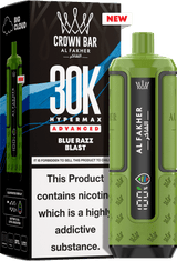 Al Fakhar prefilled pod kit pack of 5 displaying product details & flavour blue razz blast