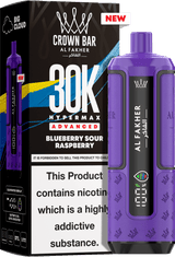 Al Fakhar prefilled pod kit pack of 5 displaying product details & flavour blueberry sour raspberry