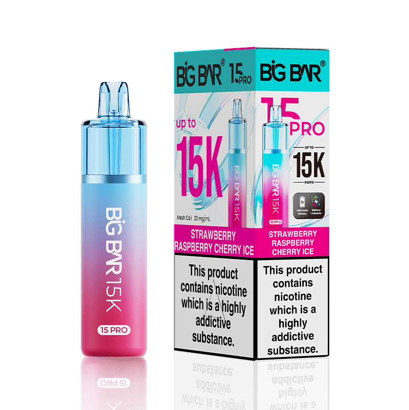 Big Bar 15000 Pro Vape Kit Box of 5 - Wholesale Price !