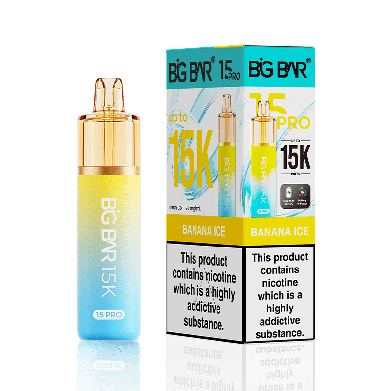 Big Bar 15000 Pro Vape Kit Box of 5 - Wholesale Price !