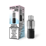 Crystal Pro CP 10k Replacement Pods Box of 5 Strawberry Raspberry Ice