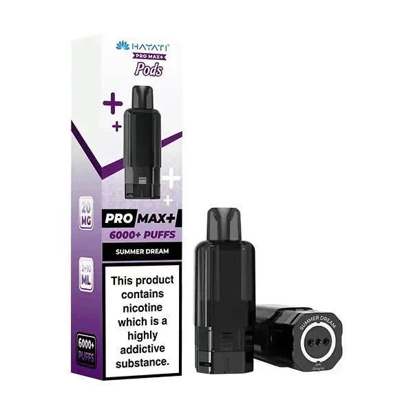 Hayati Pro Max Plus 6000 Prefilled Pods Box of 5 Summer Dream