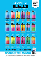 Hyola Ultra 30k Prefilled Pod Vape Kit Pack of 5 Yellow Edition