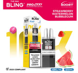 The Bling 10k Pro Max Replacement Pods (BOX OF 5) Strawberry Watermelon Bubble Gum