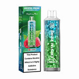 Crystal Prime 7000 Disposable Vape Box of 10 with Raspberry Mint flavour