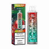 Crystal Prime 7000 Disposable Vape Box of 10 with Red apple Ice flavour