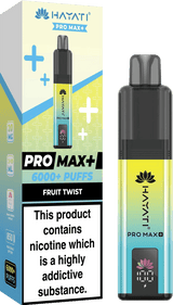 Hayati Pro Max Plus 6000 Vape Box of 5,Fruit Twist Flavour
