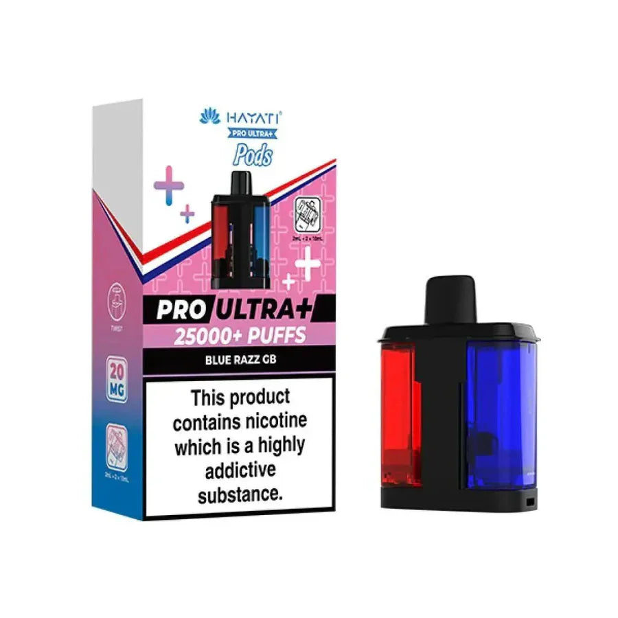 Hayati Pro Ultra Plus 25K Prefilled Pods [Box of 5]
