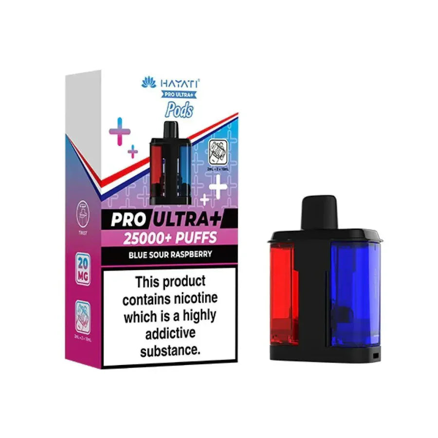 Hayati Pro Ultra Plus 25K Prefilled Pods [Box of 5]