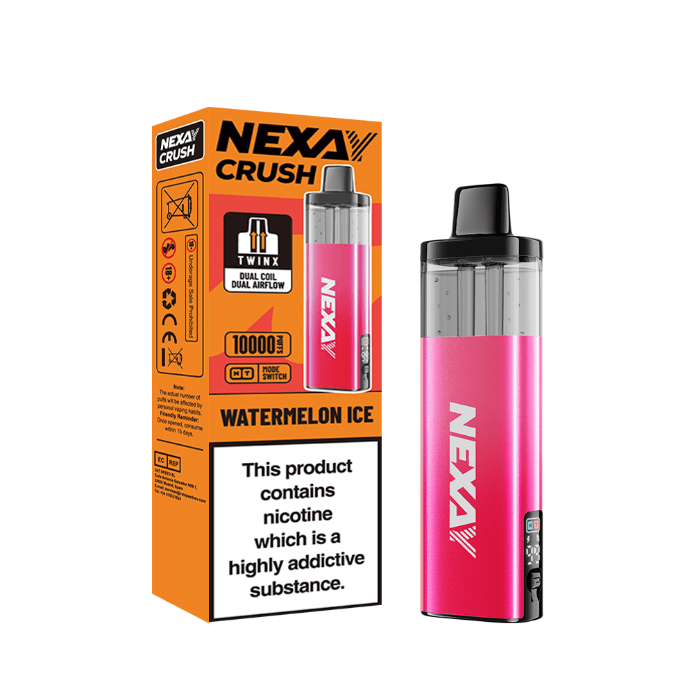 Nexay Crush 10k Vape Kit Box of 5 - Wholesale Price !