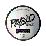 Pablo Silver Edition Nicotine 10MG Pouches with BlueBerry Peach Ice flavour