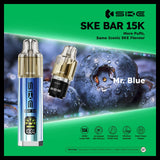 Ske Bar 15k Prefilled Pod Vape Kit - Pack of 5 Mr Blue *New*